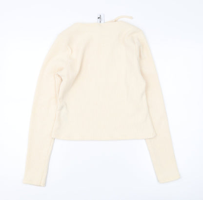 Womens UK Size M COLLUSION Ivory  Jumper