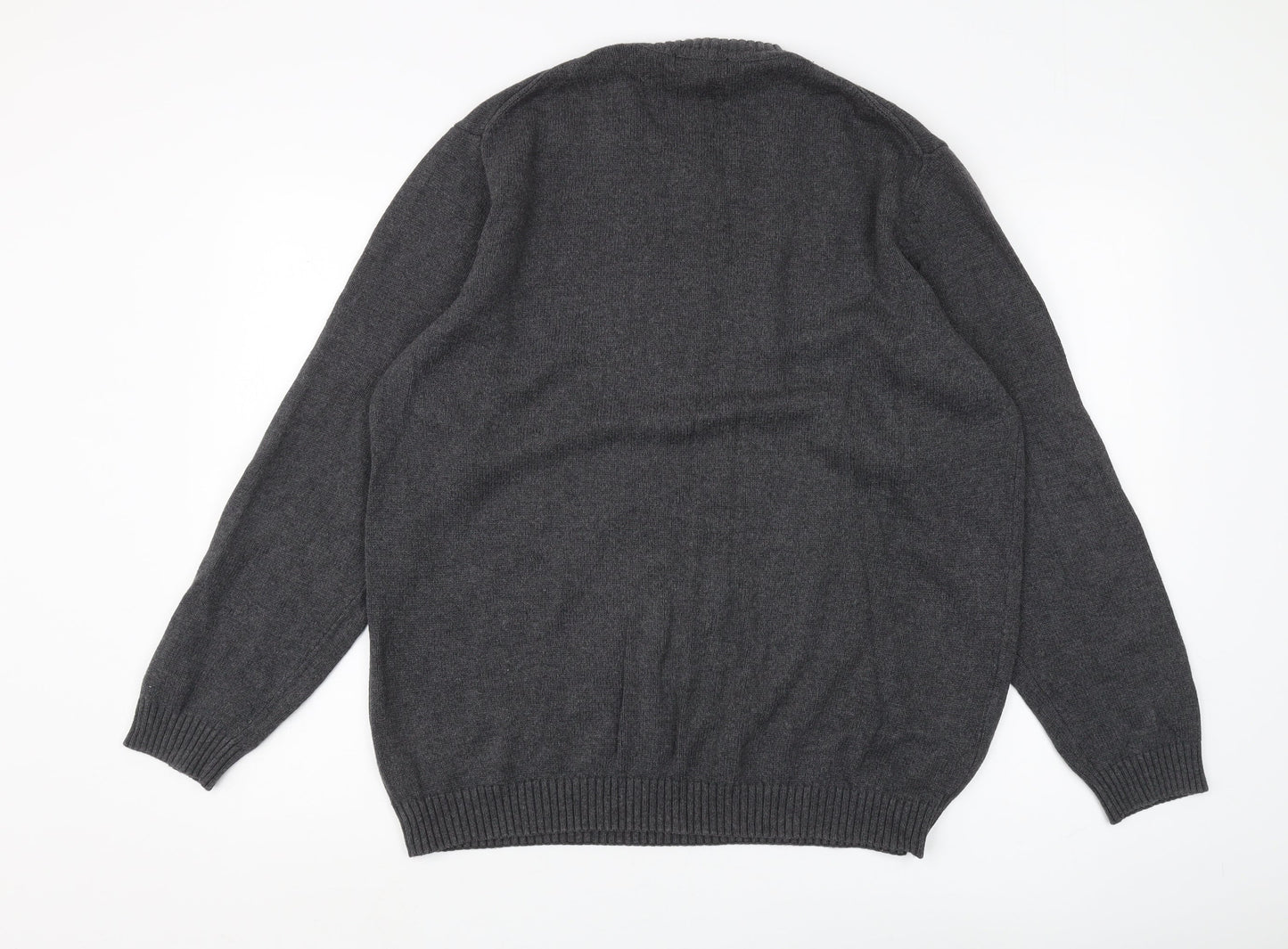 Austin Reed Men's Grey Cotton Pullover Jumper XL