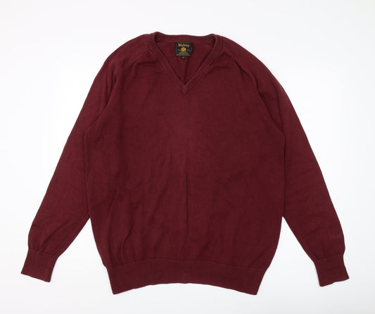 Wolsey Men’s Red V-Neck Pullover Jumper 2XL