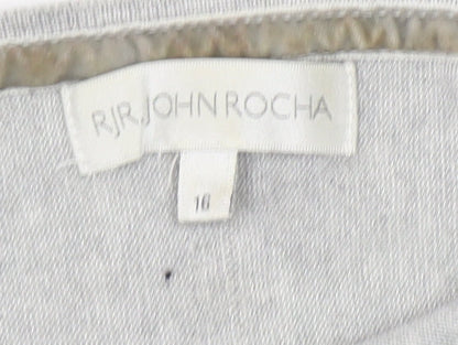 RJR John Rocha Women's Grey Cardigan Size 18