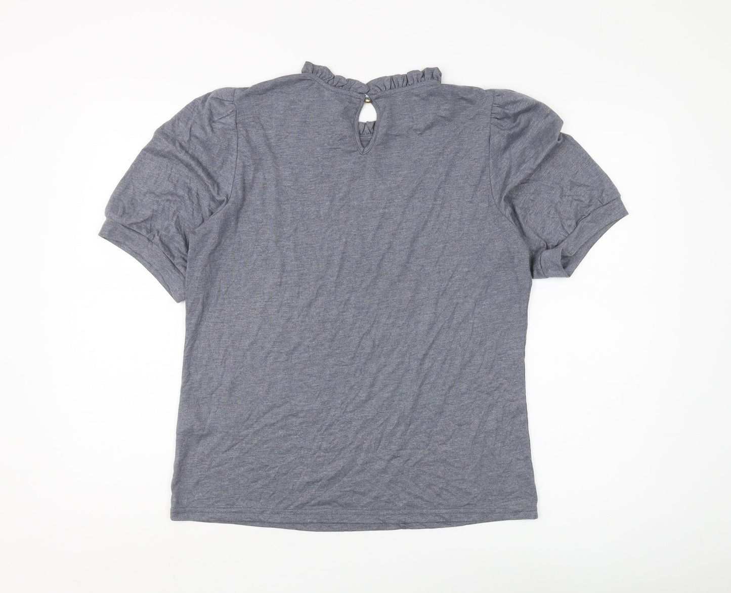 Womens UK Size L Cream Grey  T-Shirt