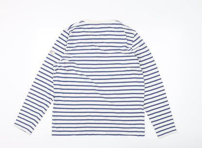 Womens UK Size M Joules Blue Basic T-Shirt