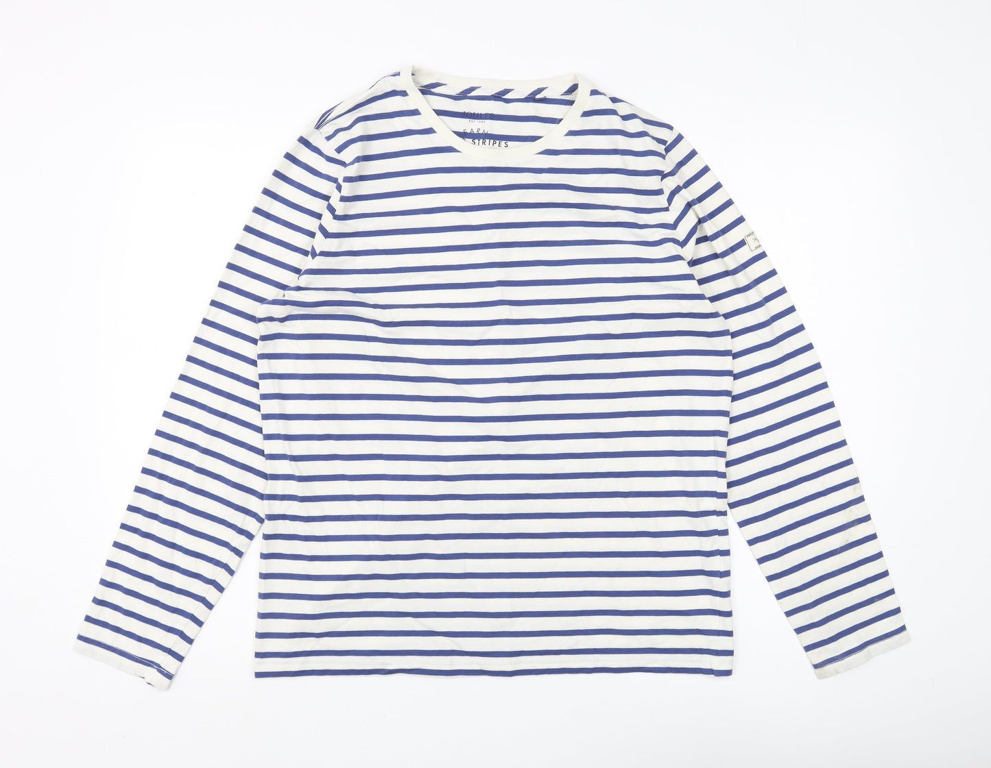 Womens UK Size M Joules Blue Basic T-Shirt