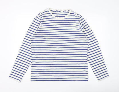 Womens UK Size M Joules Blue Basic T-Shirt