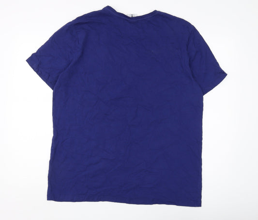 Mens UK Size XL ELF Blue  T-Shirt