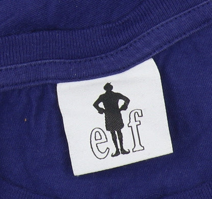 Mens UK Size XL ELF Blue  T-Shirt