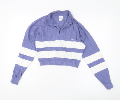 iets frans... Women's XS Purple Cropped Polo Top