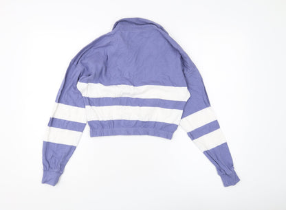 iets frans... Women's XS Purple Cropped Polo Top