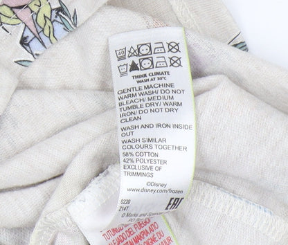 Marks and Spencer Girls Beige Frozen Dress 8-9Y A-Line