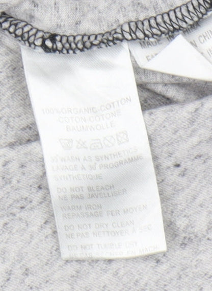 Paul Smith Men's Black/Grey Crew Neck Colourblock Tee S