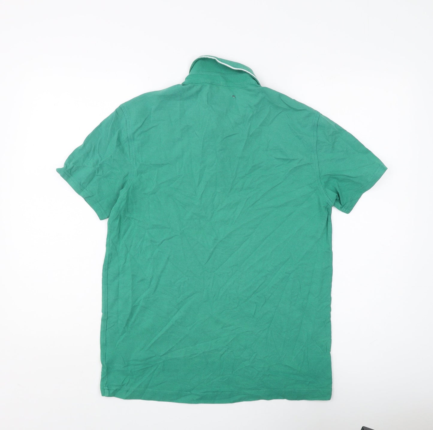 Original Penguin Men's Green Polo Shirt - Size S