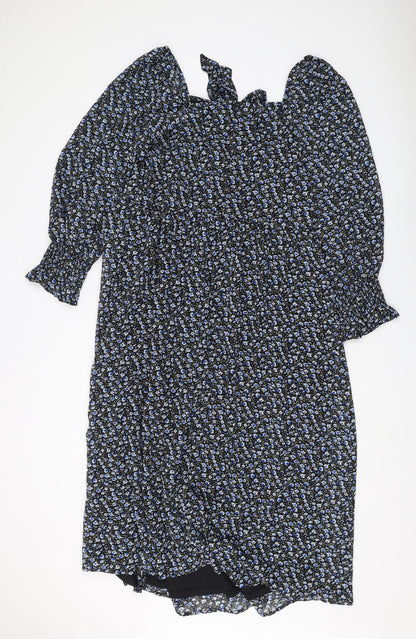 Violet Romance Women's Floral A-Line Dress Size 14