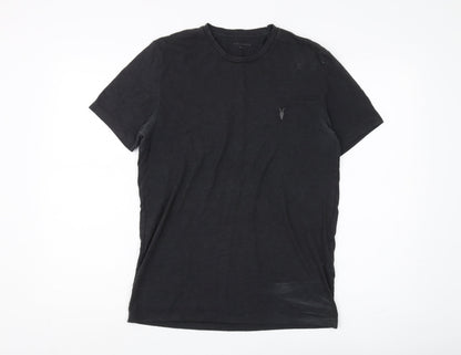 Mens UK Size M AllSaints Black  T-Shirt