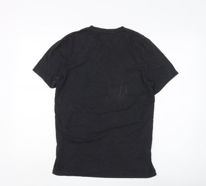 Mens UK Size M AllSaints Black  T-Shirt
