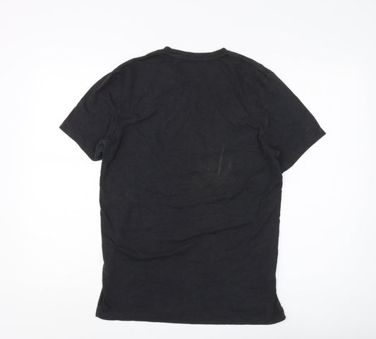 Mens UK Size M AllSaints Black  T-Shirt