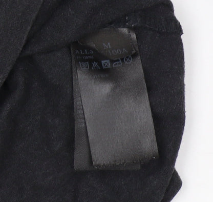 Mens UK Size M AllSaints Black  T-Shirt