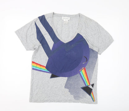 Paul & Joe Women's Grey Graphic T-Shirt, M, Casual Style