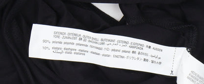 Bershka Women's Black Sleeveless Bodysuit, L