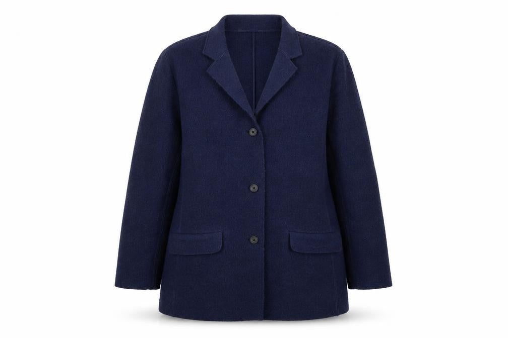 Womens UK Size 12 Lands' End Regular Blue Blazer
