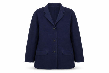 Womens UK Size 12 Lands' End Regular Blue Blazer