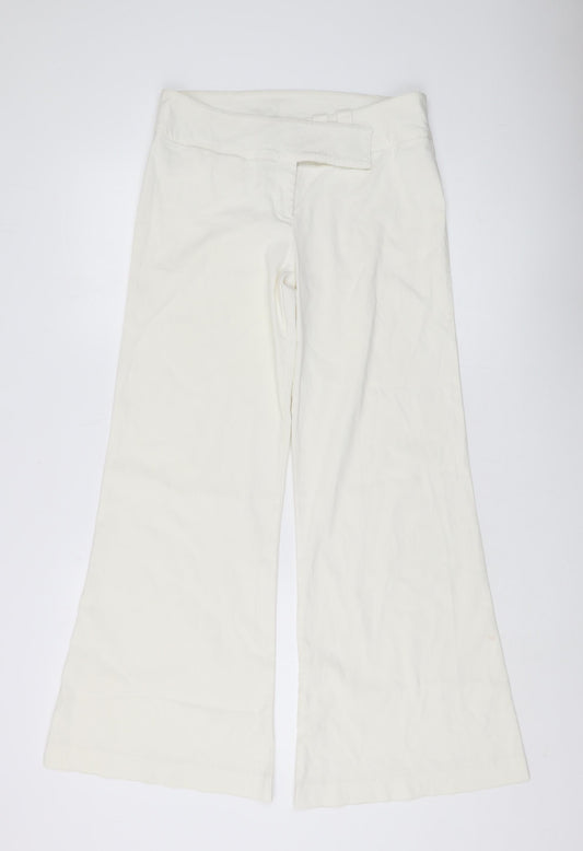 Womens UK Size 12 Stark   Ivory Trousers