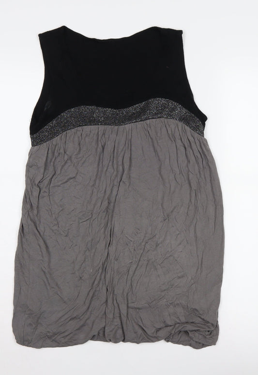 Dorothy Perkins Women's Black Grey Sleeveless Dress