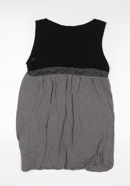 Dorothy Perkins Women's Black Grey Sleeveless Dress