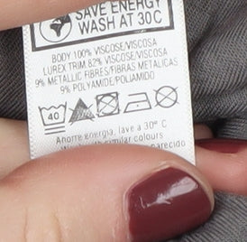 Dorothy Perkins Women's Black Grey Sleeveless Dress