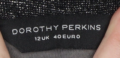 Dorothy Perkins Women's Black Grey Sleeveless Dress