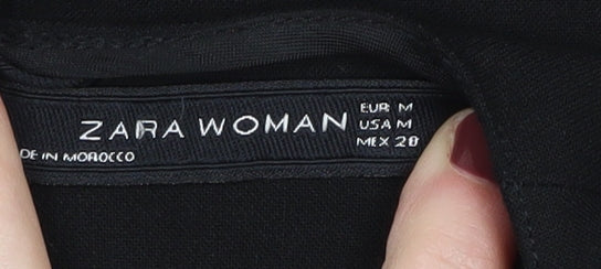Zara Women's Black Sleeveless Tank, Size M