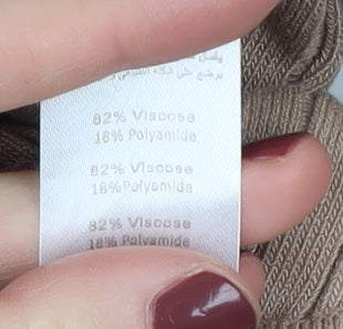 Cameo Rose Women's Beige Bodysuit, Small, Collared Knit