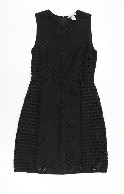 H&M Women’s Black A-Line Dress Size 8 Party Perfect