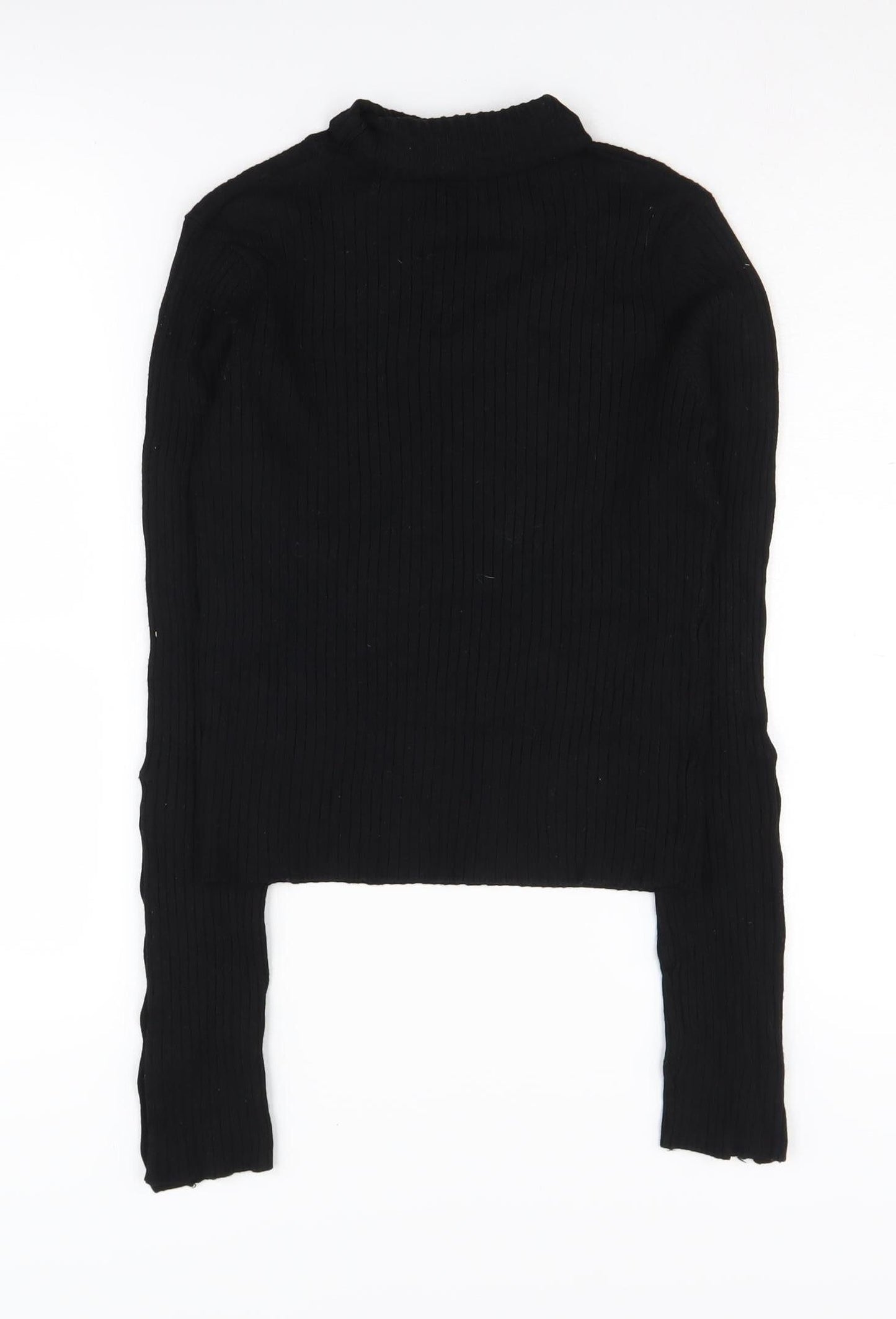 Womens UK Size M Zara Black Pullover Jumper