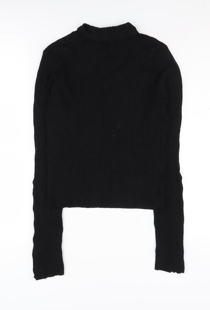 Womens UK Size M Zara Black Pullover Jumper