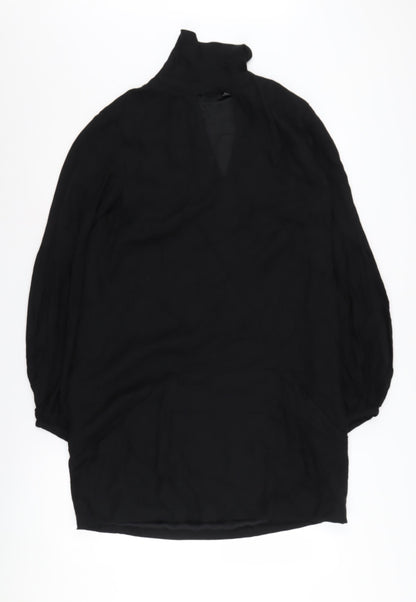 Zara Women's Black Shift Dress Size S