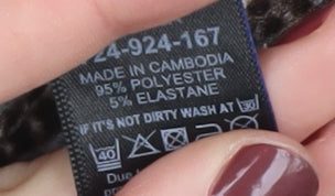 Next Women's Brown Abstract Knit Dress Size 14