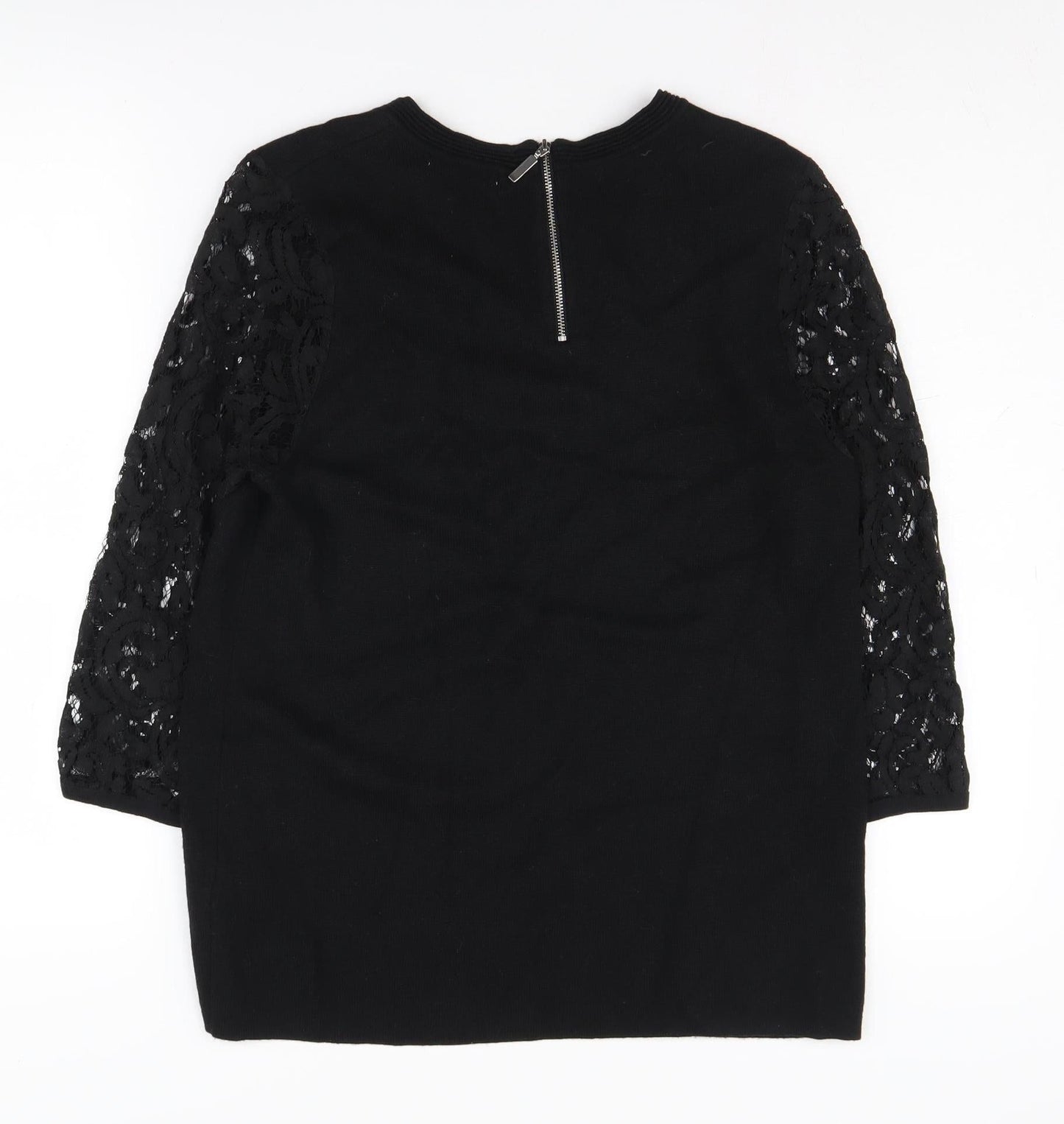 Womens UK Size 14 Marks and Spencer Black Pullover Jumper