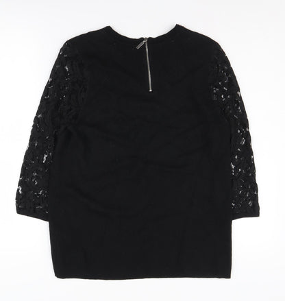 Womens UK Size 14 Marks and Spencer Black Pullover Jumper