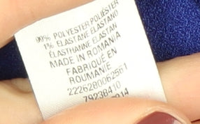 Dorothy Perkins Women's Blue A-Line Sleeveless Dress