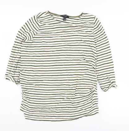 Maternity UK Size 12 New Look White Basic T-Shirt
