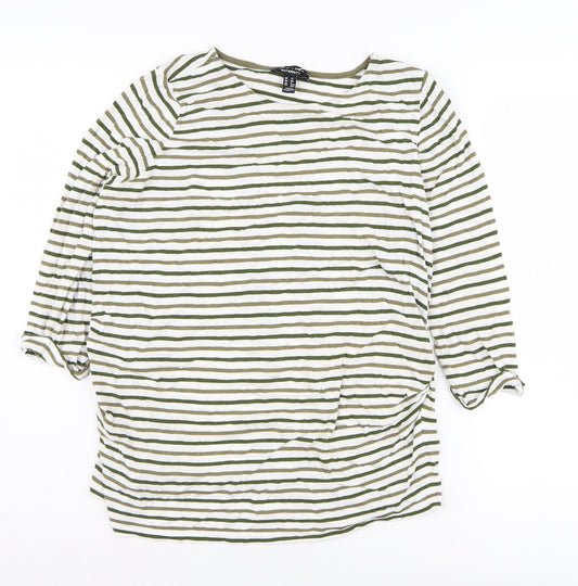 Maternity UK Size 12 New Look White Basic T-Shirt