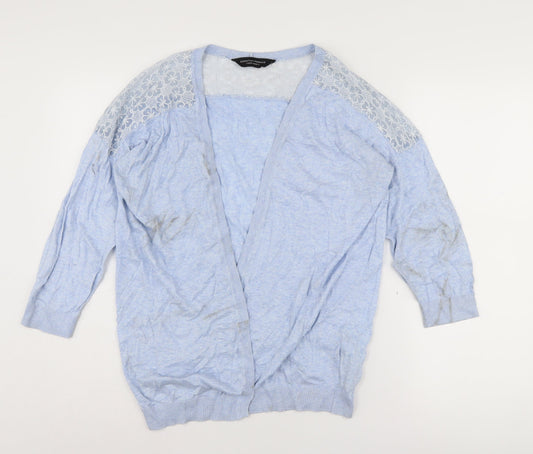 Womens UK Size L Dorothy Perkins Blue Cardigan Jumper