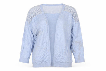 Womens UK Size L Dorothy Perkins Blue Cardigan Jumper