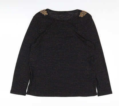 Womens UK Size L Klass Black Pullover Jumper