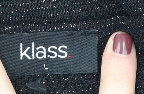 Womens UK Size L Klass Black Pullover Jumper