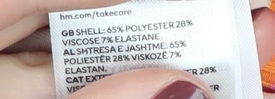 H&M Women's Multicoloured Striped Bodysuit Size 10