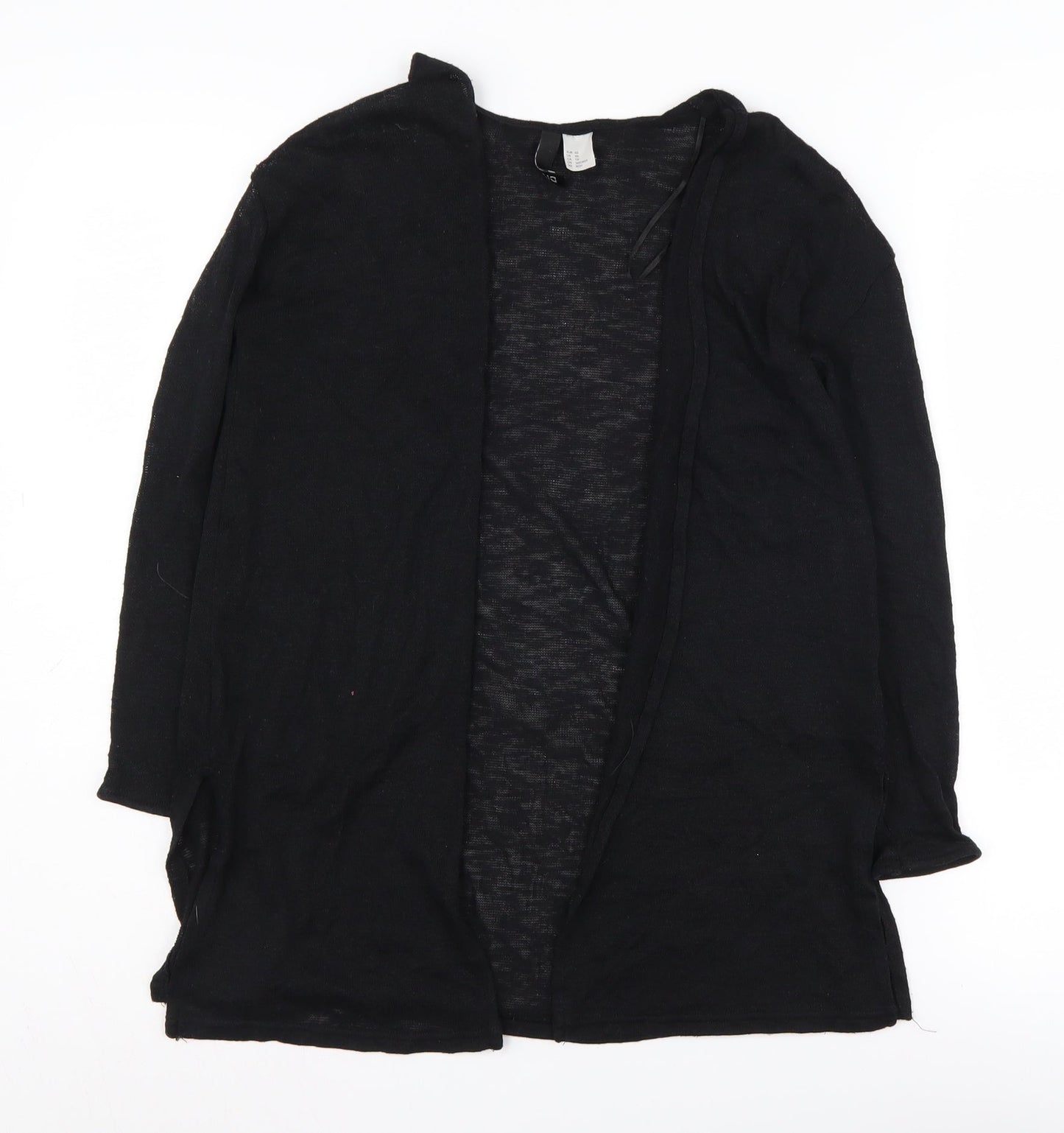 Womens UK Size XS H&M Black Cardigan Jumper