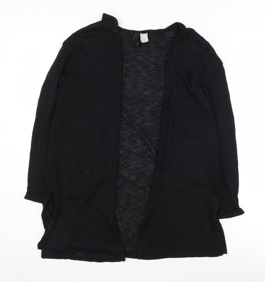 Womens UK Size XS H&M Black Cardigan Jumper