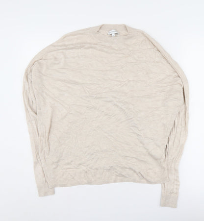 Womens UK Size 8 Warehouse Beige Pullover Jumper