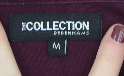 Debenhams Men's Purple M Short Sleeve Polo